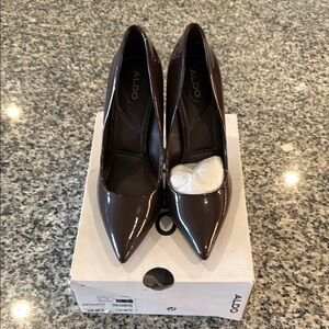 Aldo Stessy 2.0 heels brown, Size 9